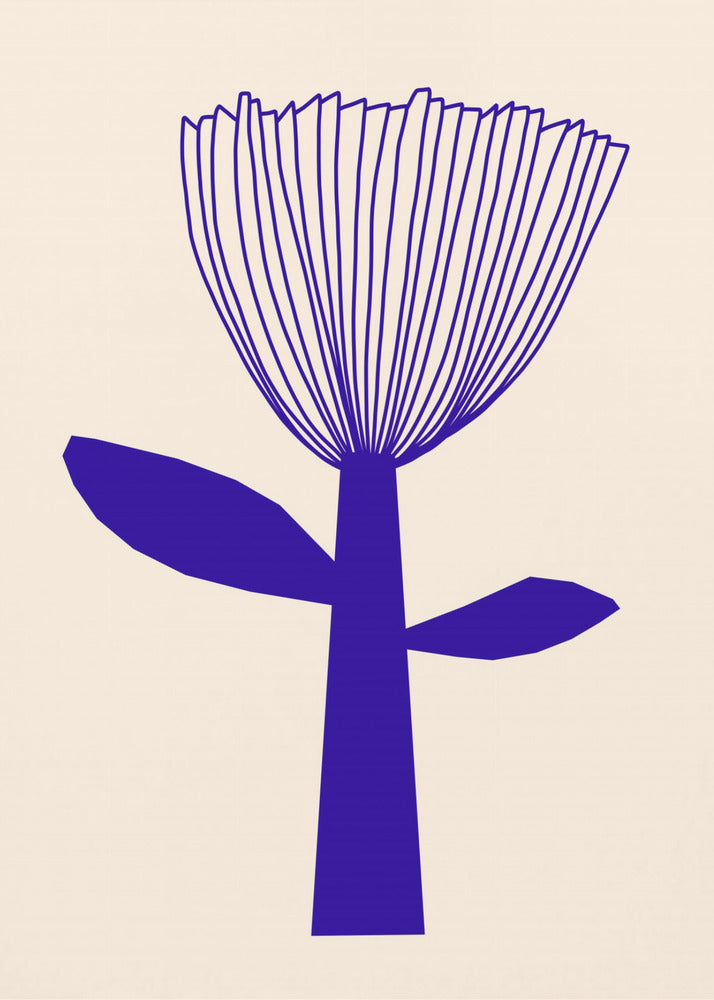 Bloemblauw | Canvas