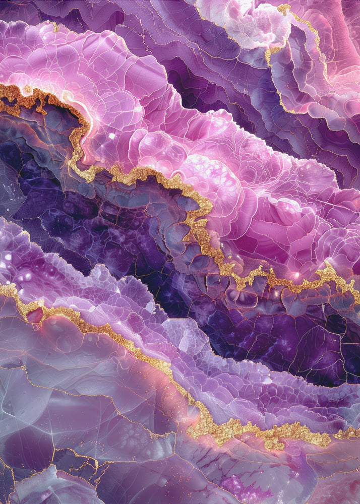 Amethist Magisch Ladscape Grafisch (74) | Canvas