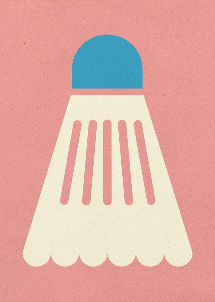 Badminton Wit Blauw | Canvas