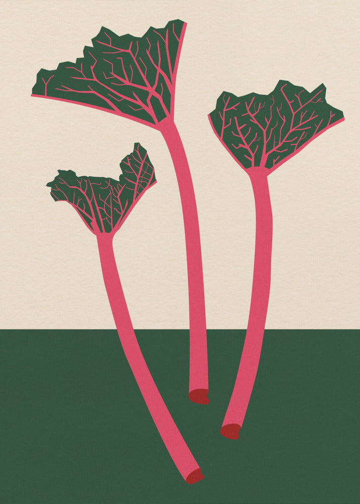 Zweedse tuinrabarber | Poster
