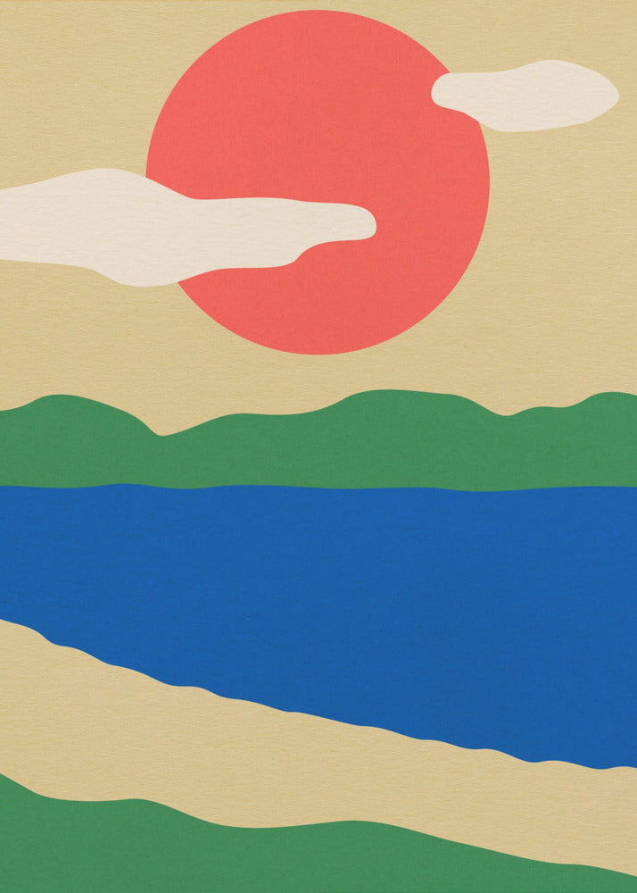 Thüringen Zomer | Canvas