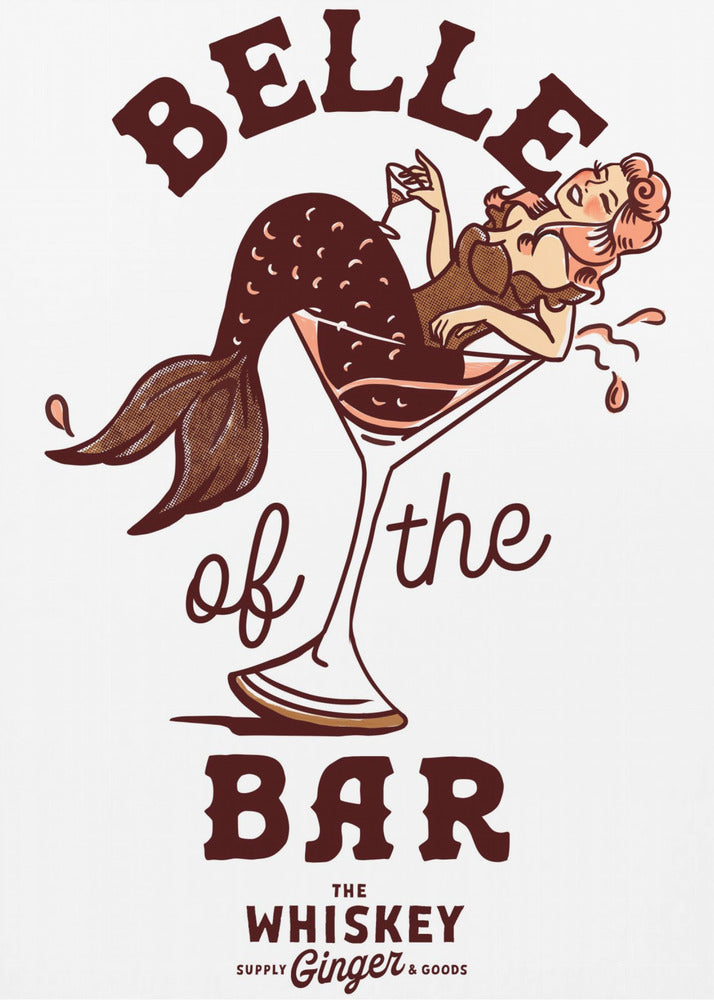Belle of the Bar Zeemeermin Pin-up Art | Poster