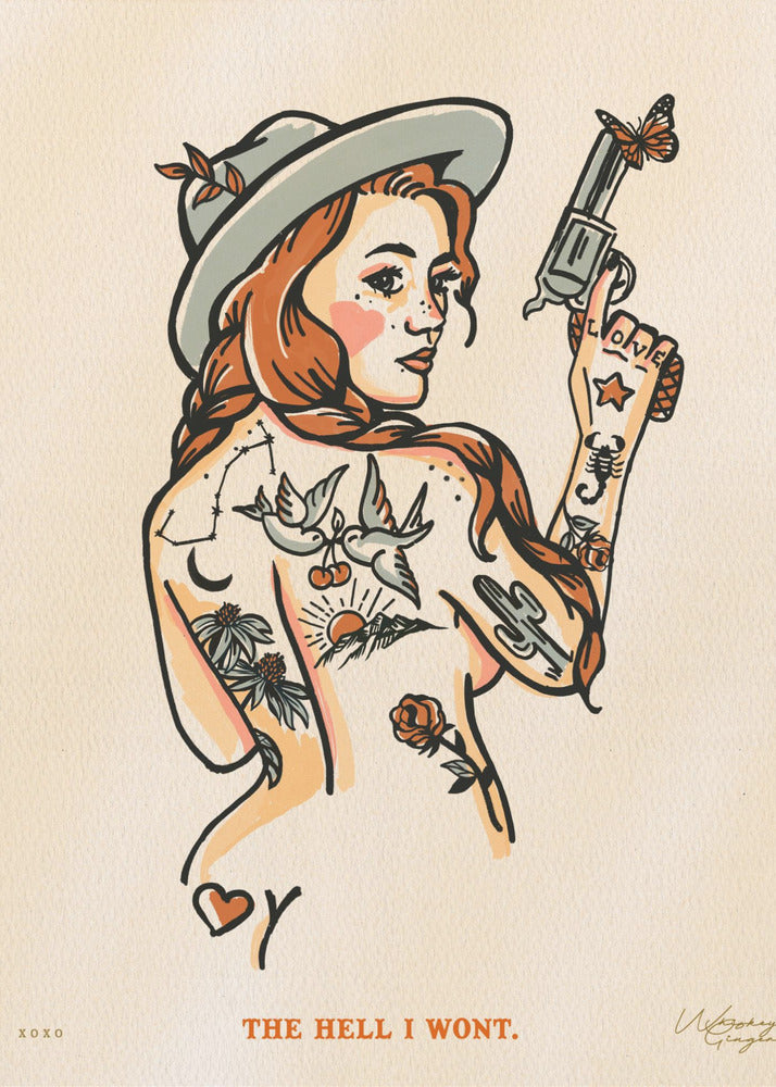 De hel die ik niet wil printen 16x20 | Poster