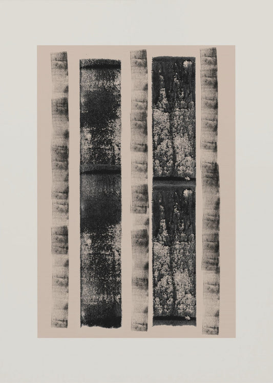 Monochrome lijnen | Canvas