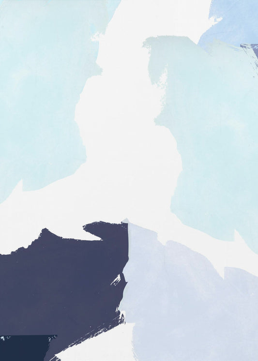 Blauwe stalen 1 | Canvas