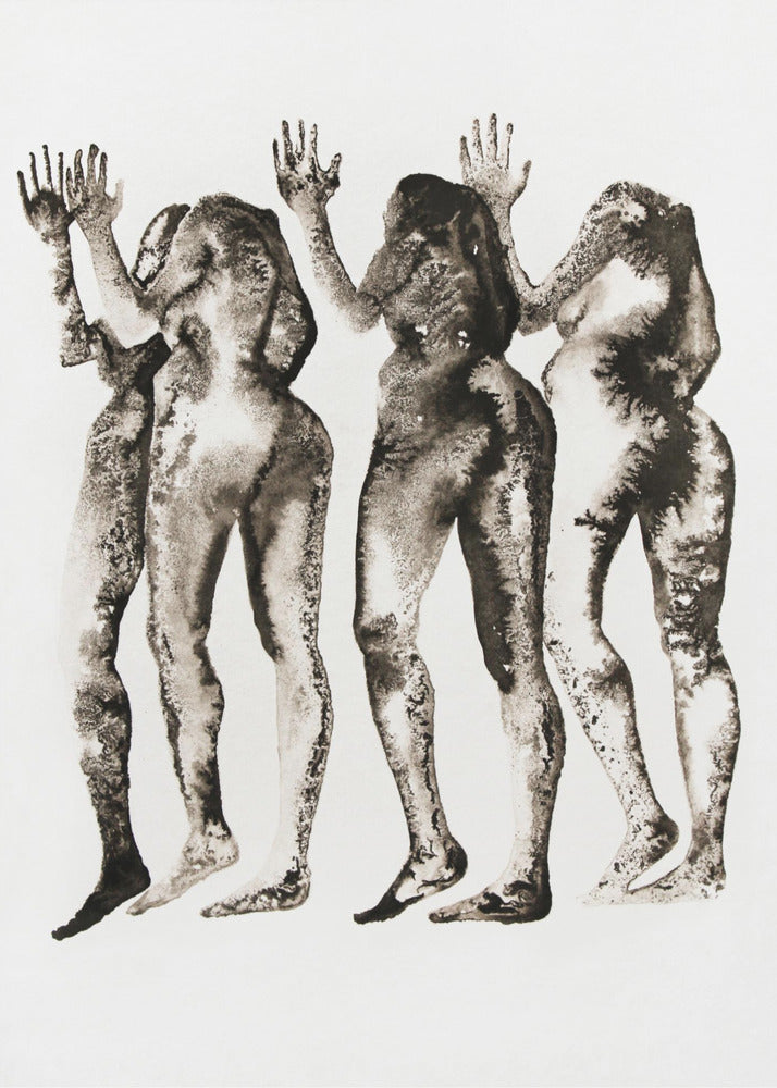 4 Figuren (zonder hoofd) | Poster