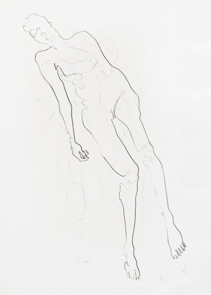 Diverse figuurstudie (gewist) | Canvas