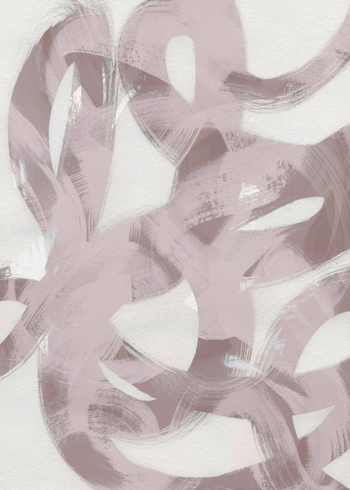 Abstracte penseelstreken 169 | Canvas