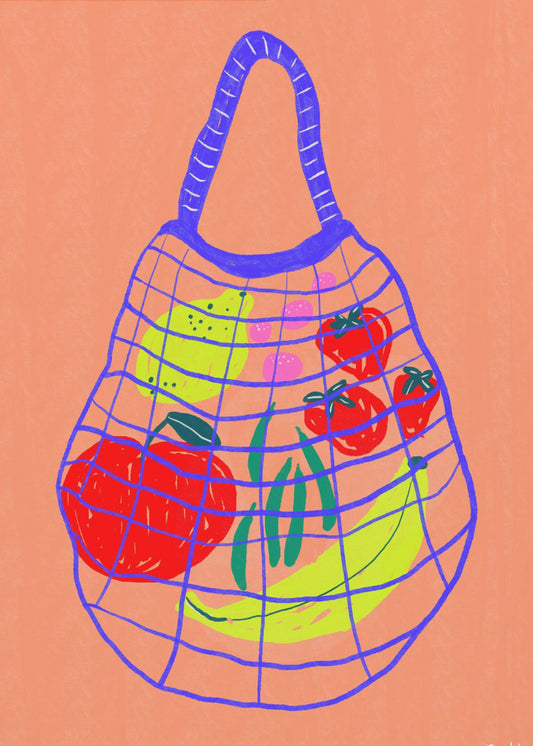 Boodschappentas Bruin | Canvas