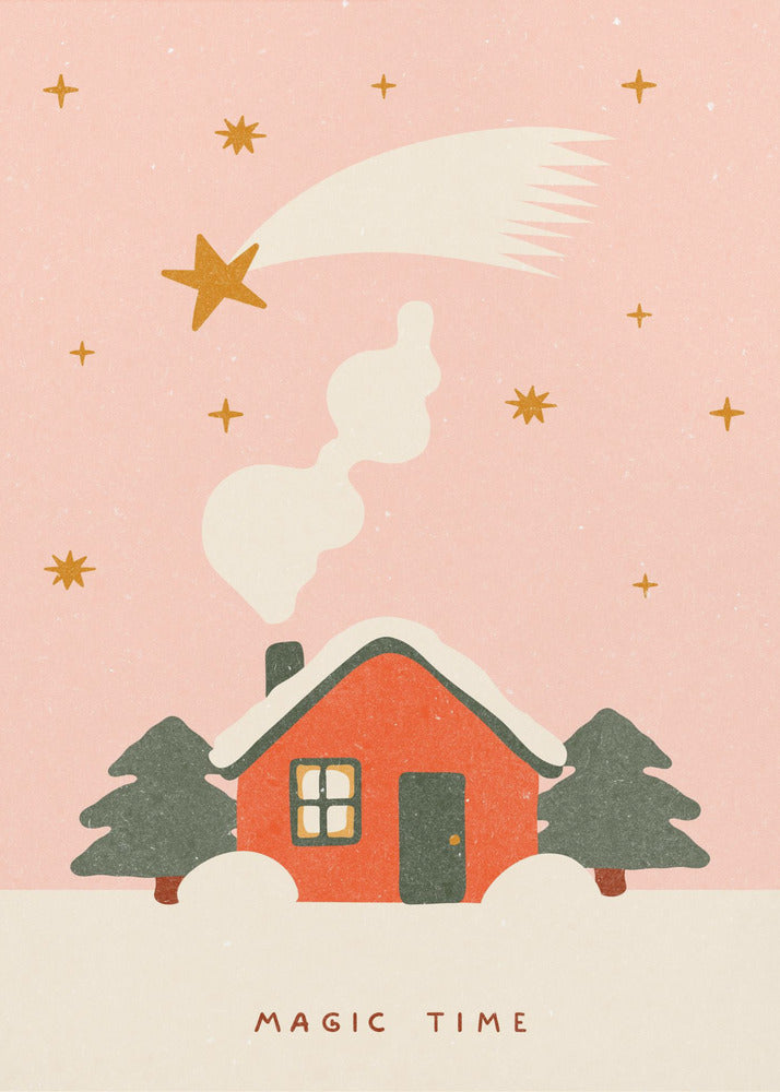 Een magische tijd met Kerstmis | Poster