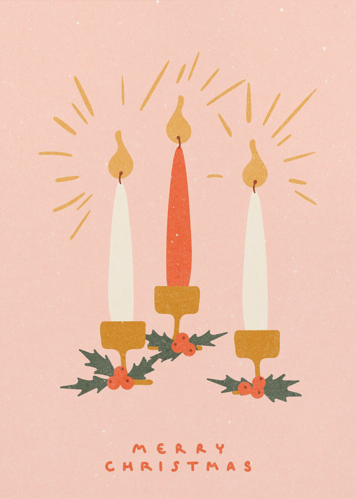 Kerstkaarsen | Canvas