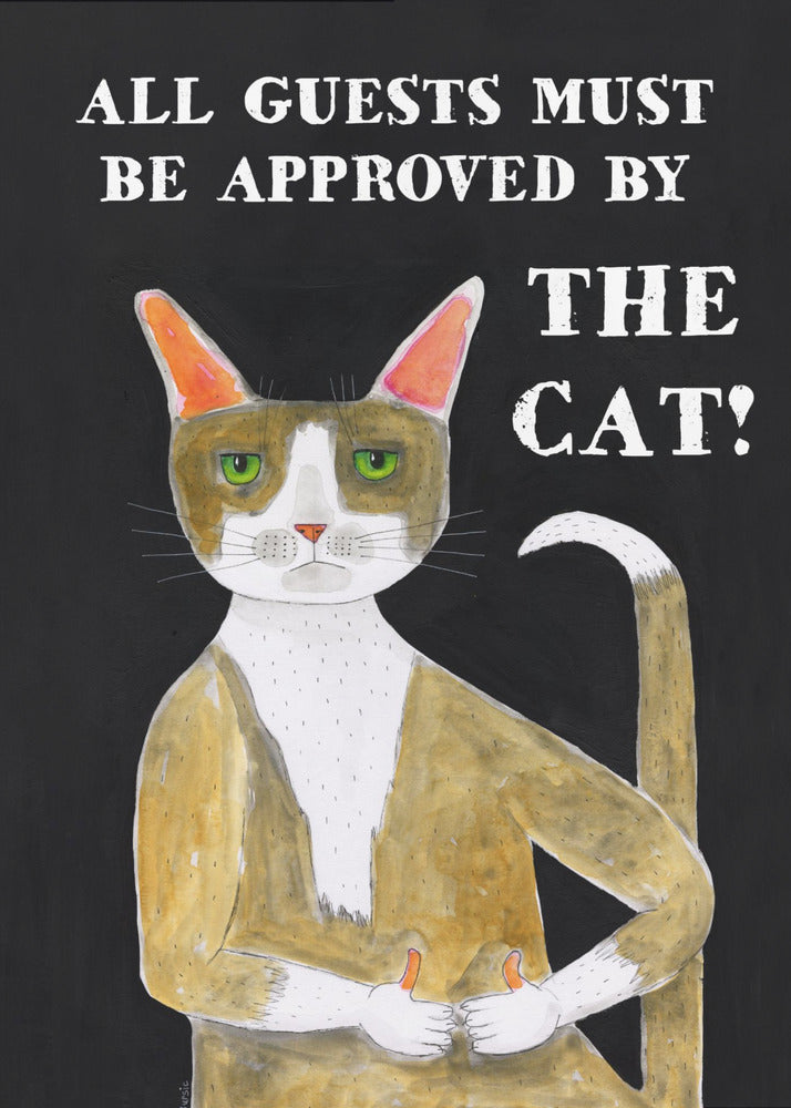 Goedgekeurd door de kat | Canvas