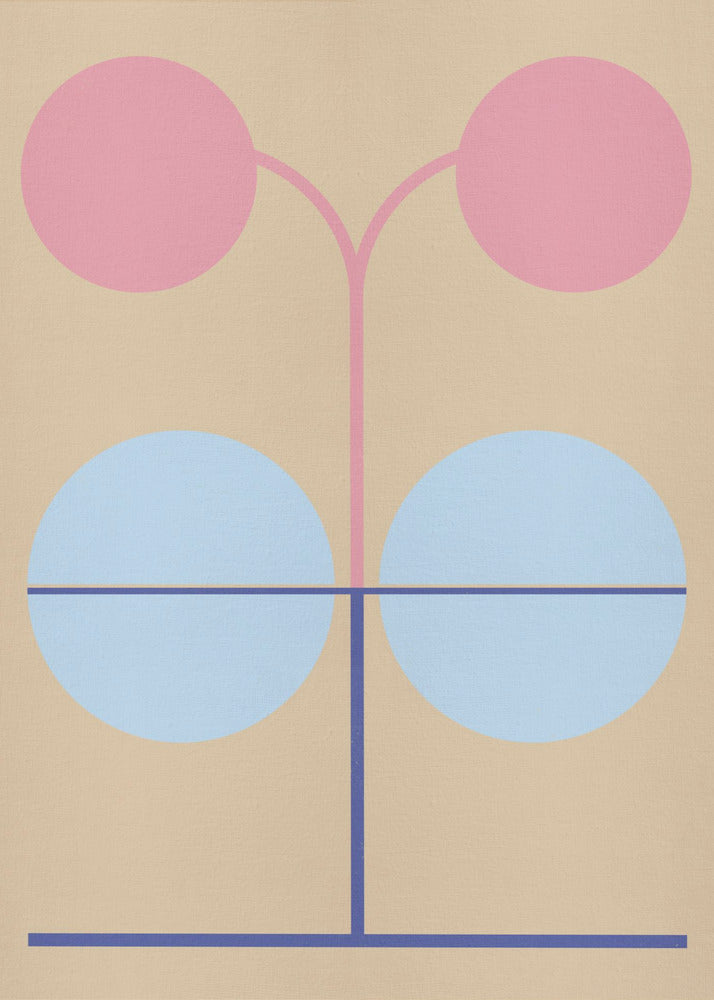 Bloemengeometrie 11 | Poster