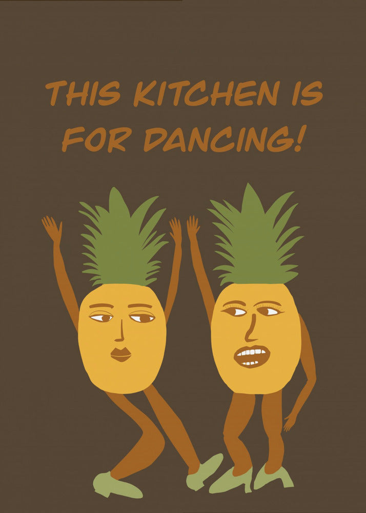 Dansende ananas | Canvas