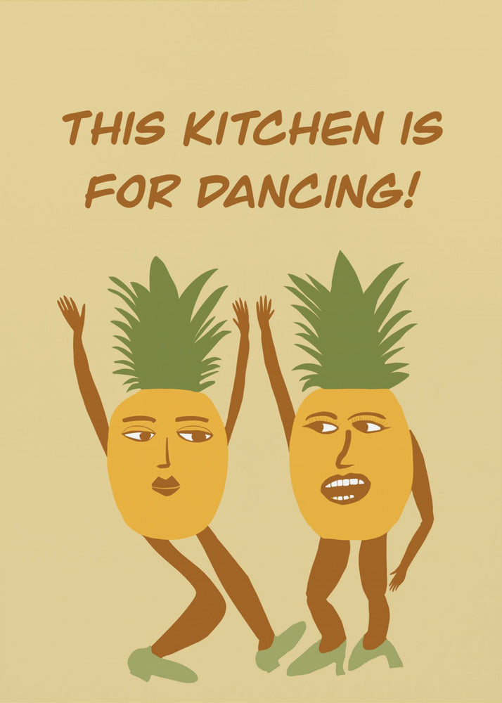 Dansende ananas | Canvas
