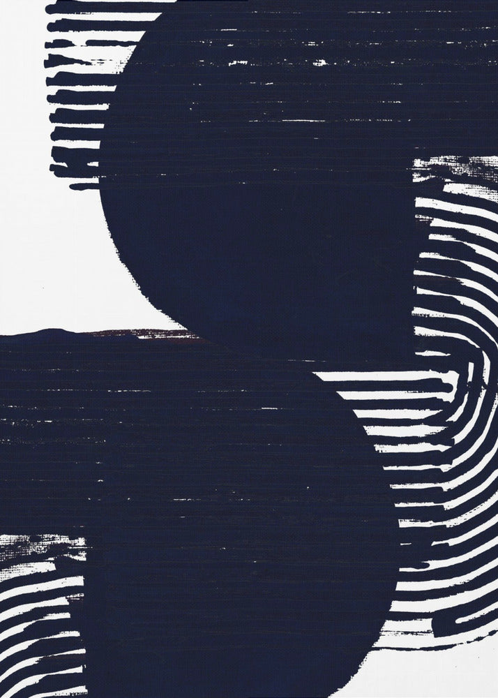 Abstracte, gedurfde vormen 3 | Canvas