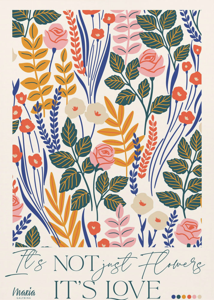 Over liefde. Rozen | Canvas
