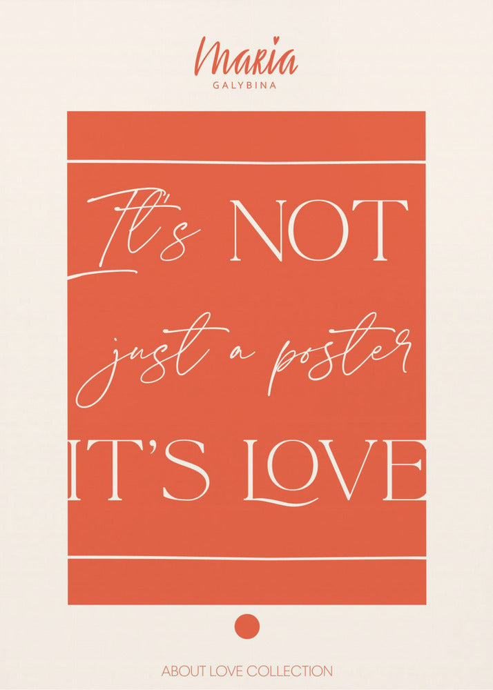 Over liefde. Poster | Canvas