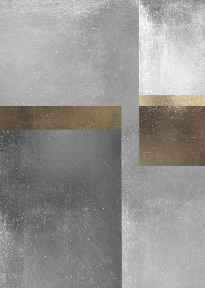 Goud- en zilvertexturen 6 | Canvas