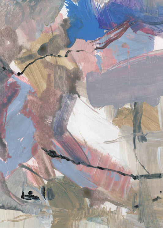 Abstract Zacht Profiel 1 | Canvas