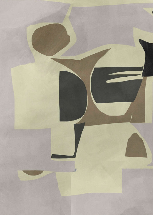 Abstracte grafische print nr. 1 | Poster