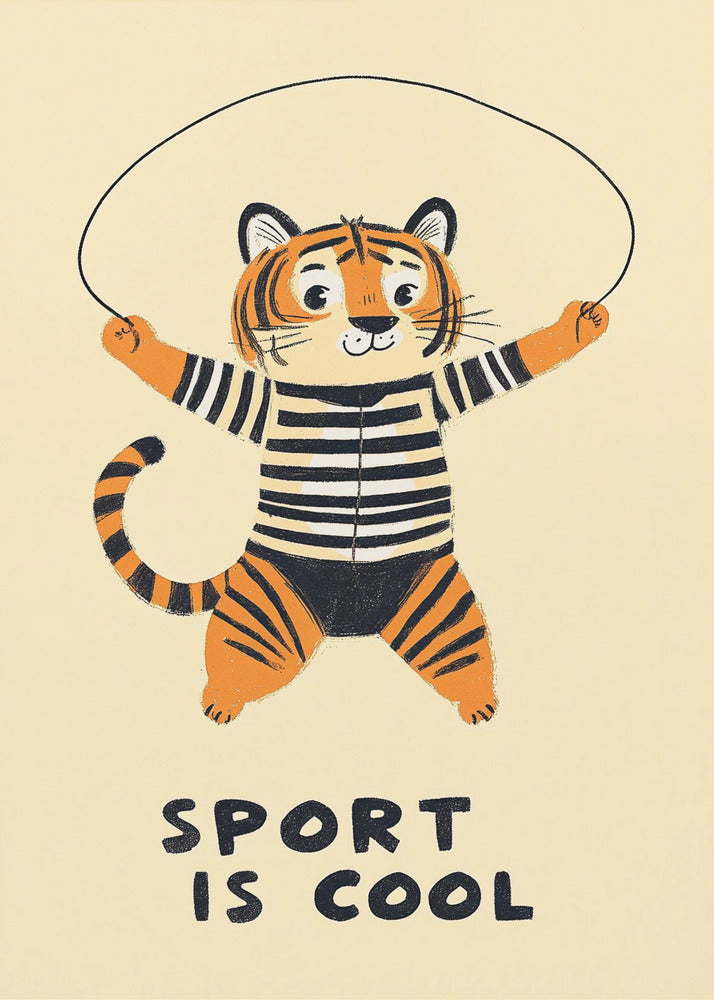 Springende Tijger Plezier | Poster