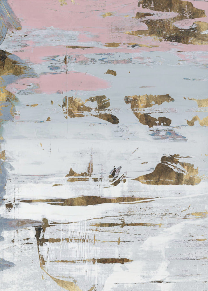 Abstract Zacht Wit 2 | Canvas