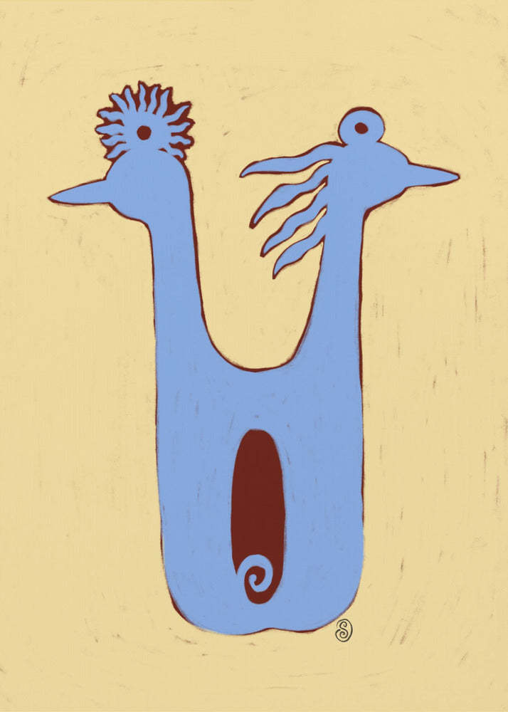 Vogelpaar | Canvas