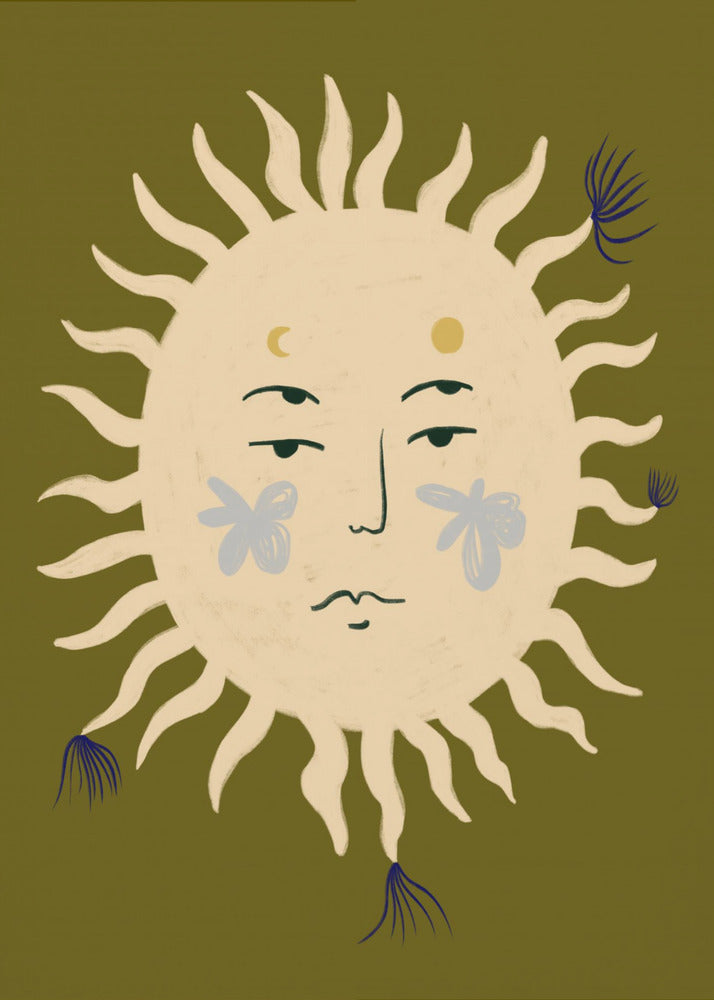 Sun's Serene Face | Canvas