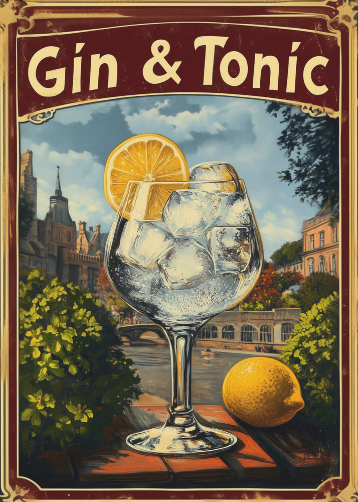Gin & Tonic Vintage | Canvas