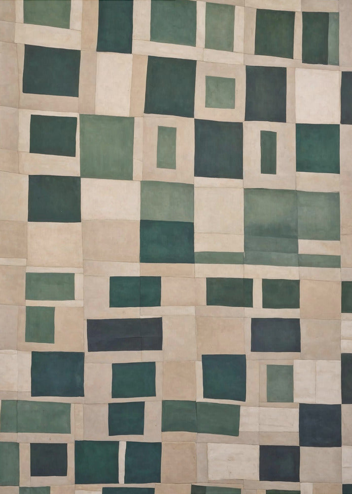 Smaragd Mozaïek | Canvas