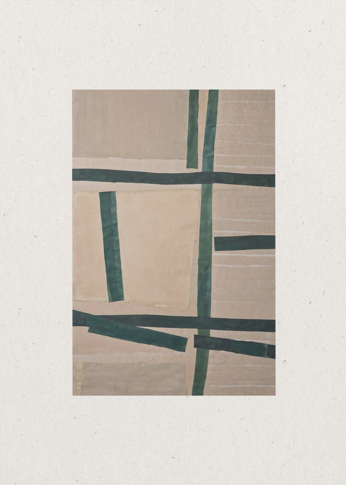Gedempte rasterlijnen | Canvas