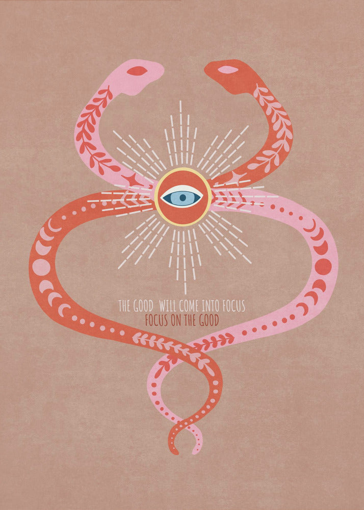 Slangenvisieoog | Poster