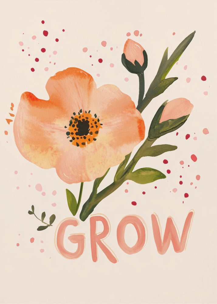 Bloemengroei | Poster