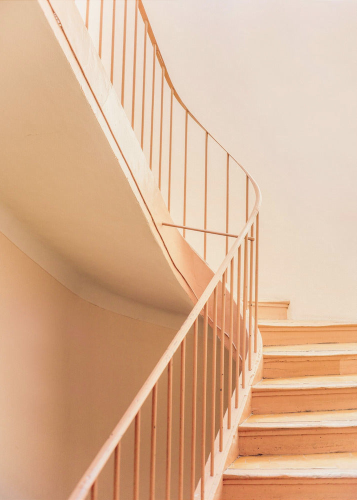Oranje Trappen | Architectonisch Minimalisme | Canvas