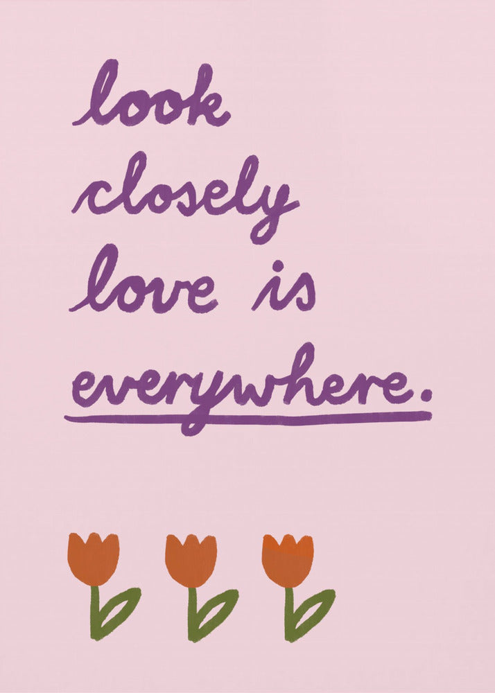 Liefde is overal 6 | Canvas