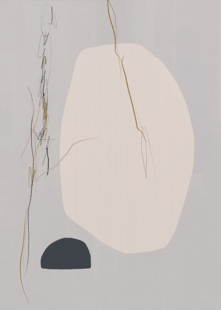 Fluisteringen van minimalisme | Poster
