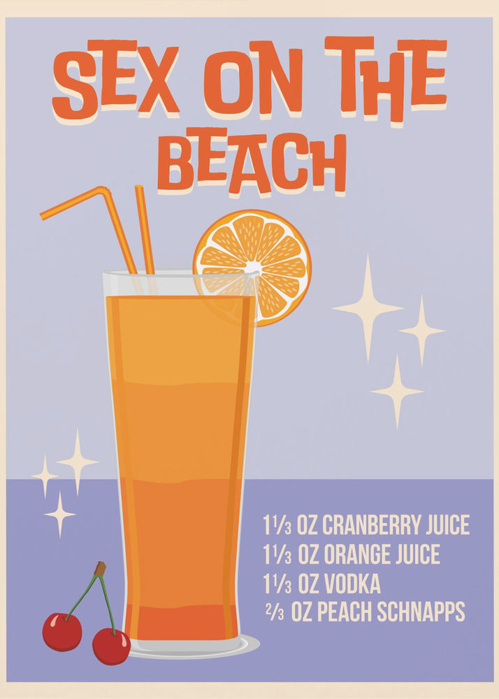Seks op het strand | Poster