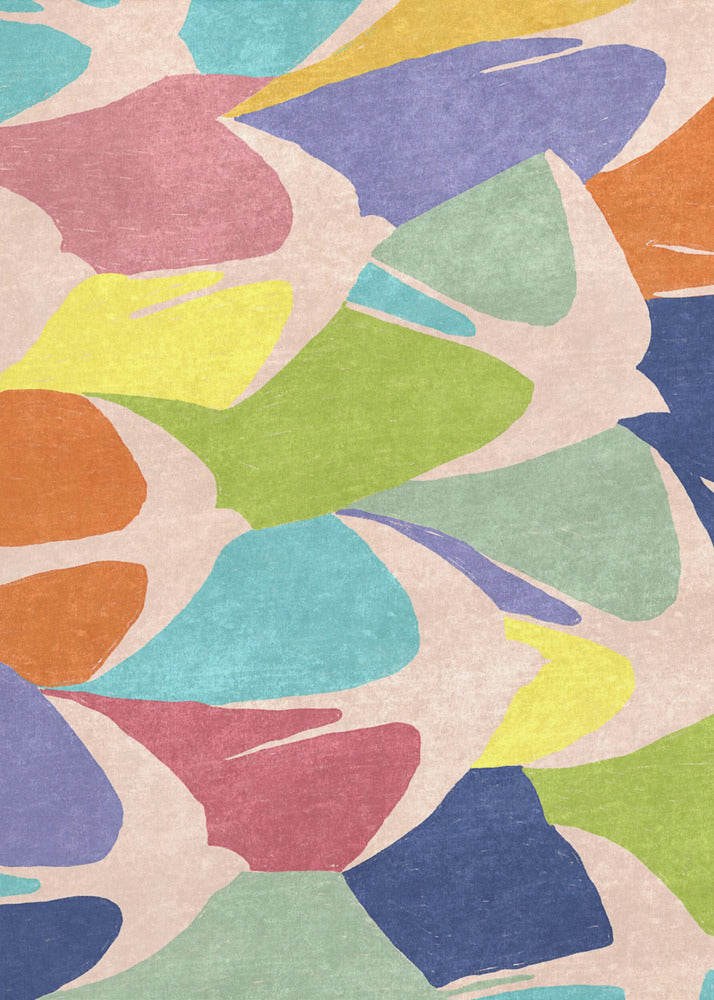 Abstracte vogels | Canvas