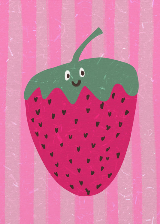 Hallo aardbei | Poster