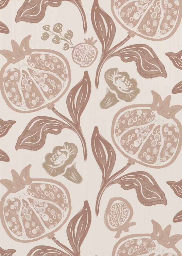 Granaatappelpatroon | Canvas