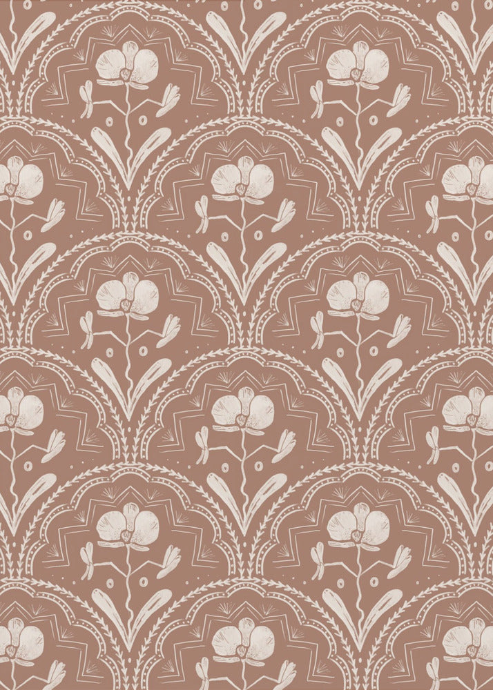 Boho Orchidee Tegelpatroon | Canvas