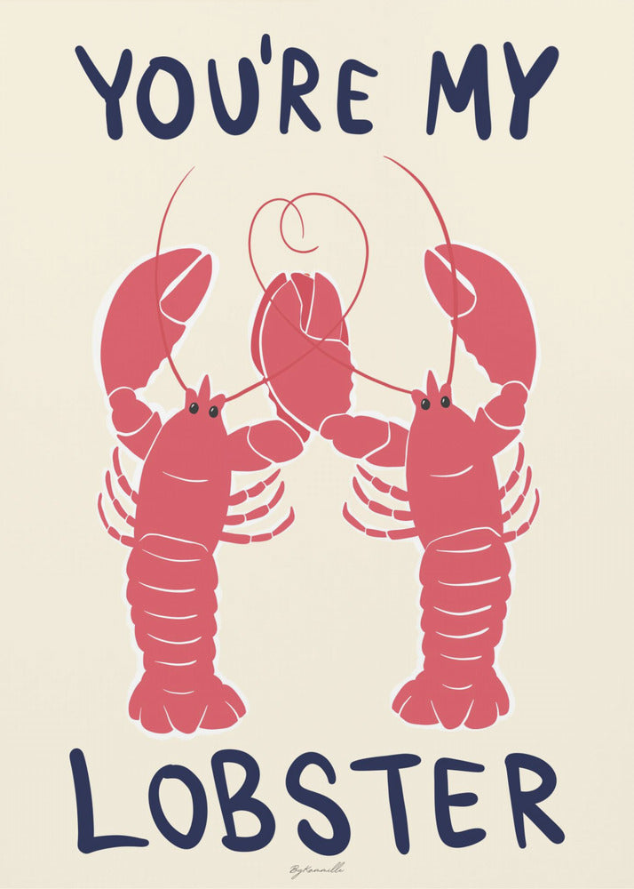 Jij bent mijn kreeft | Poster