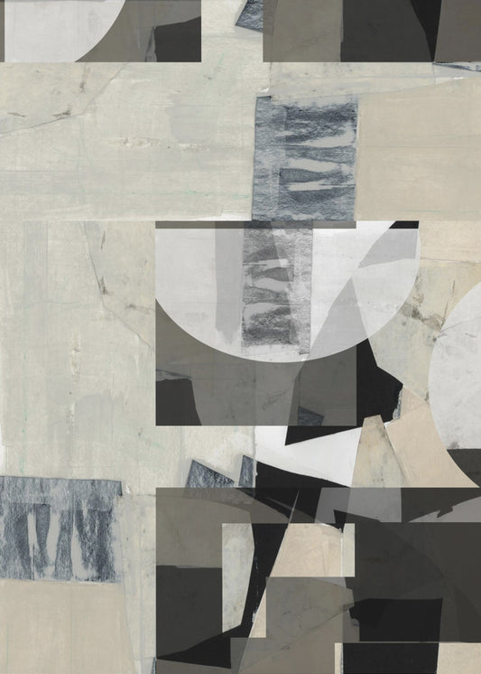 Monochrome compositie nr. 3 | Poster