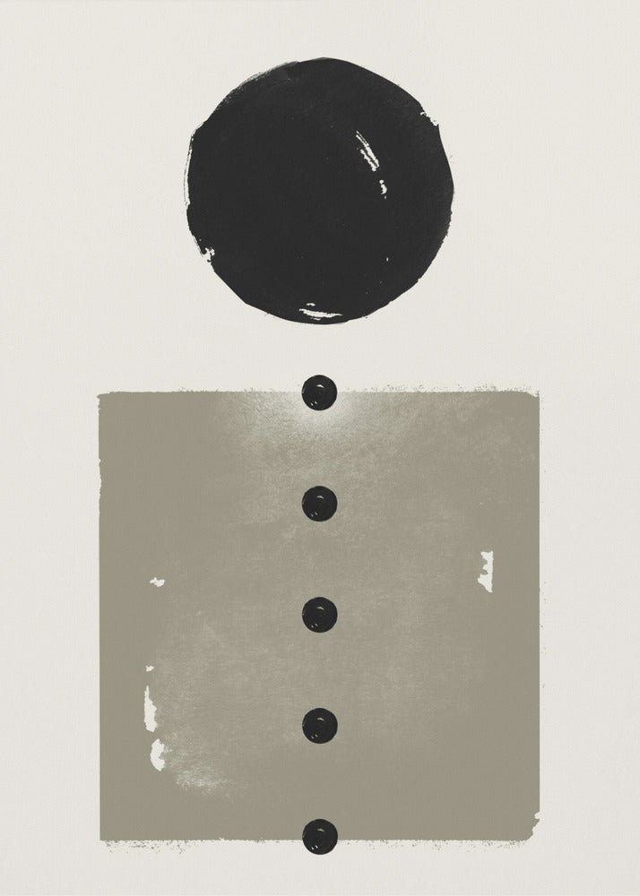 Moederfiguur Abstractie | Canvas