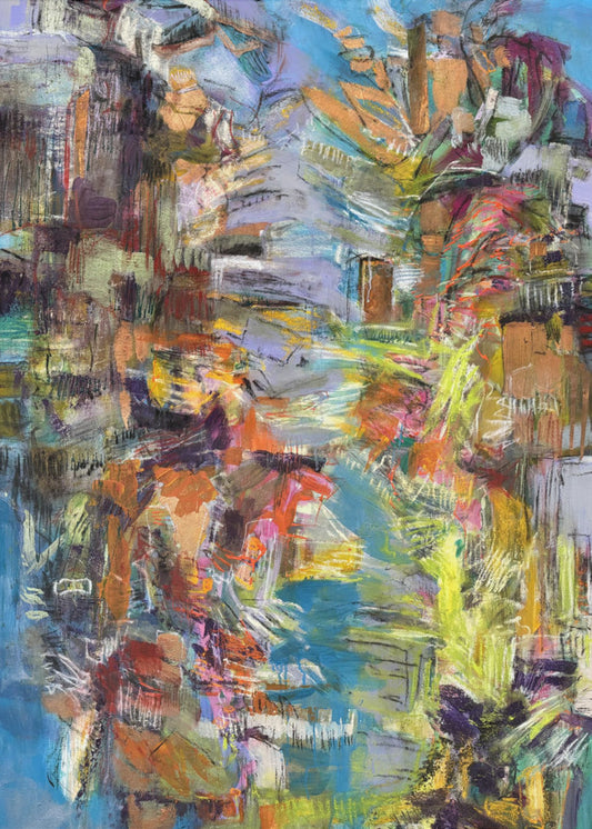 Aquatische woede | Canvas