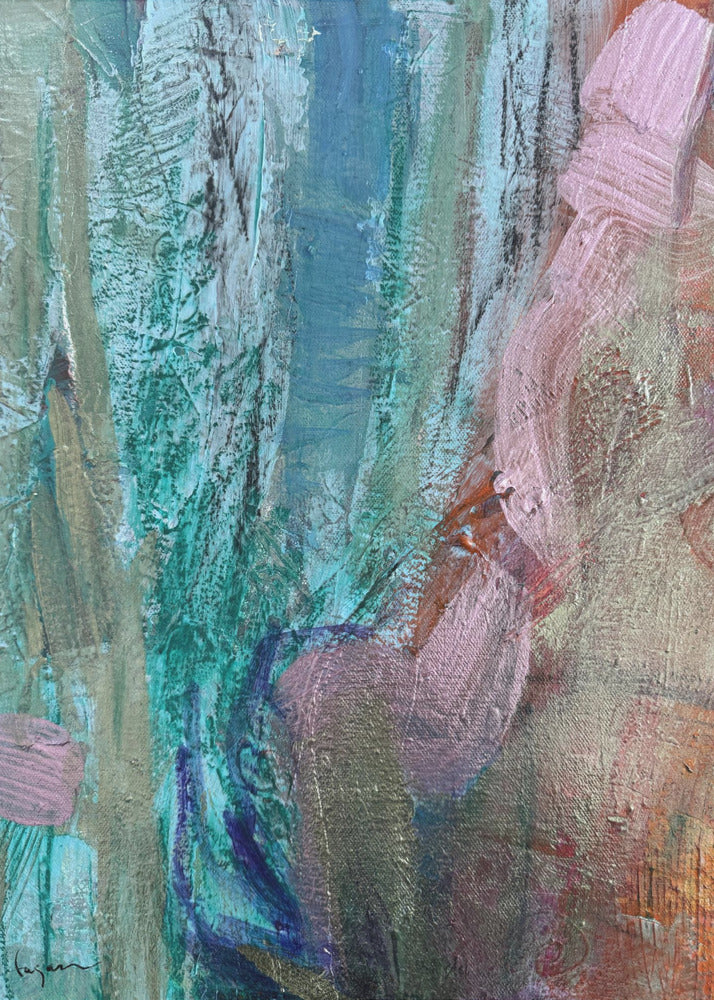 Fluisterende tinten | Canvas