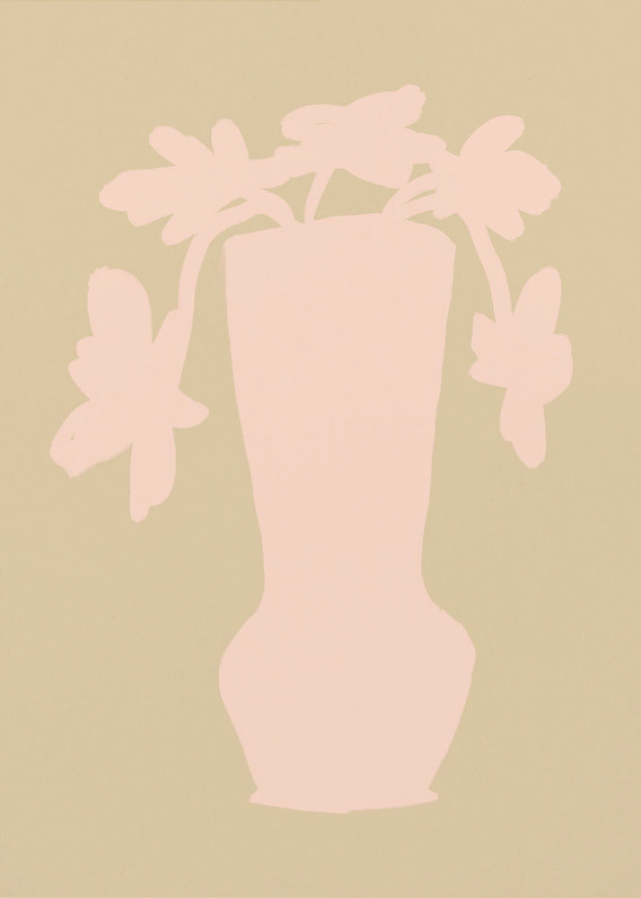 Silhouetbloemen | Canvas