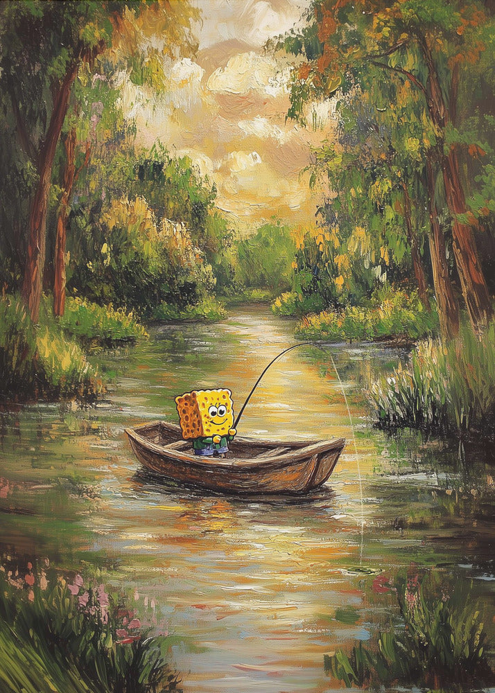 Bob bij de rivier | Poster