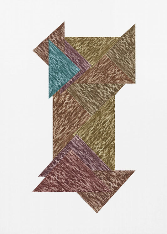 Mocha Textuur Abstract 3 | Canvas
